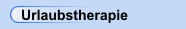 Urlaubstherapie